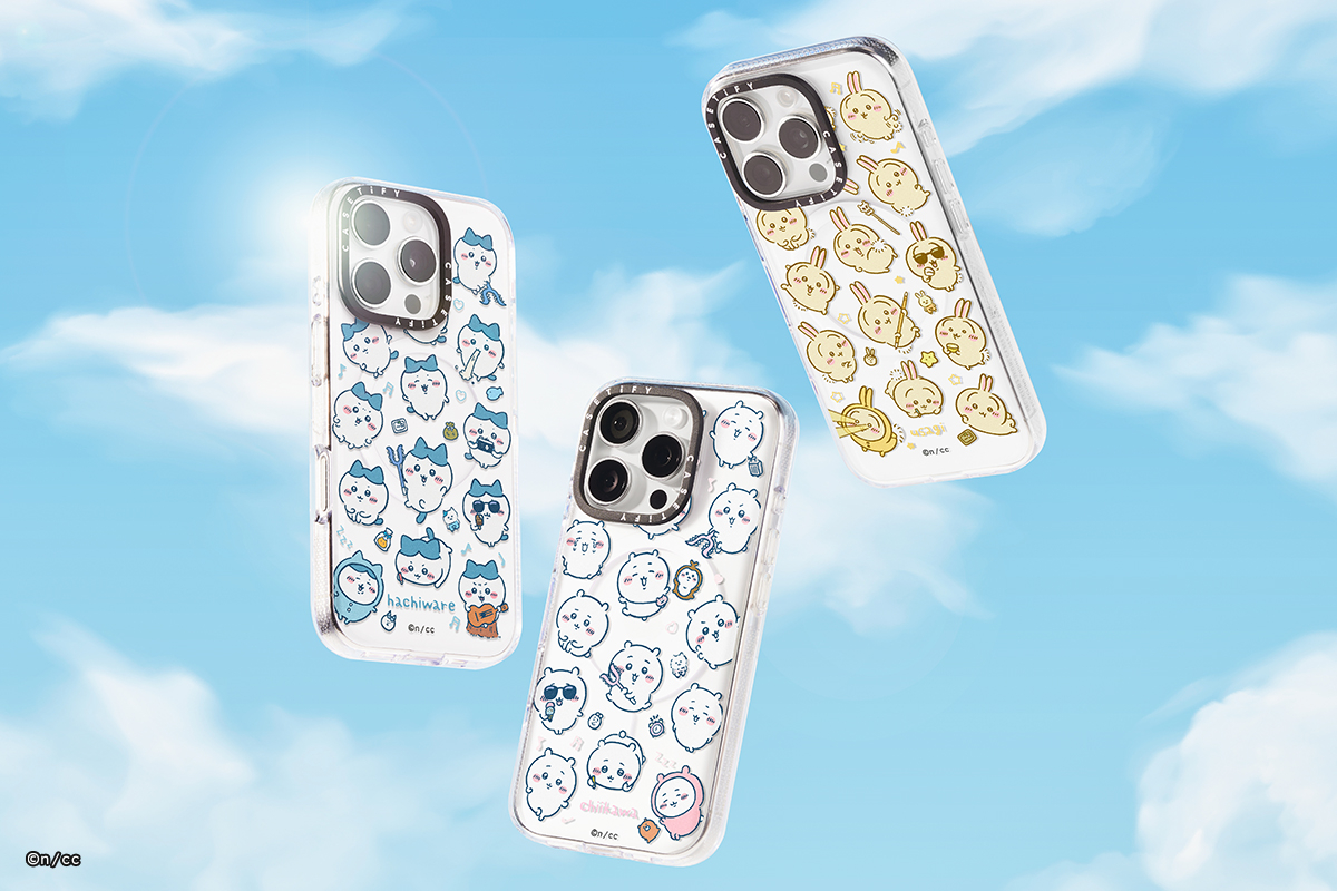  吉伊卡哇 x CASETiFY 限定系列推出「角色滿版手機殼」，完美展現角色可愛形象