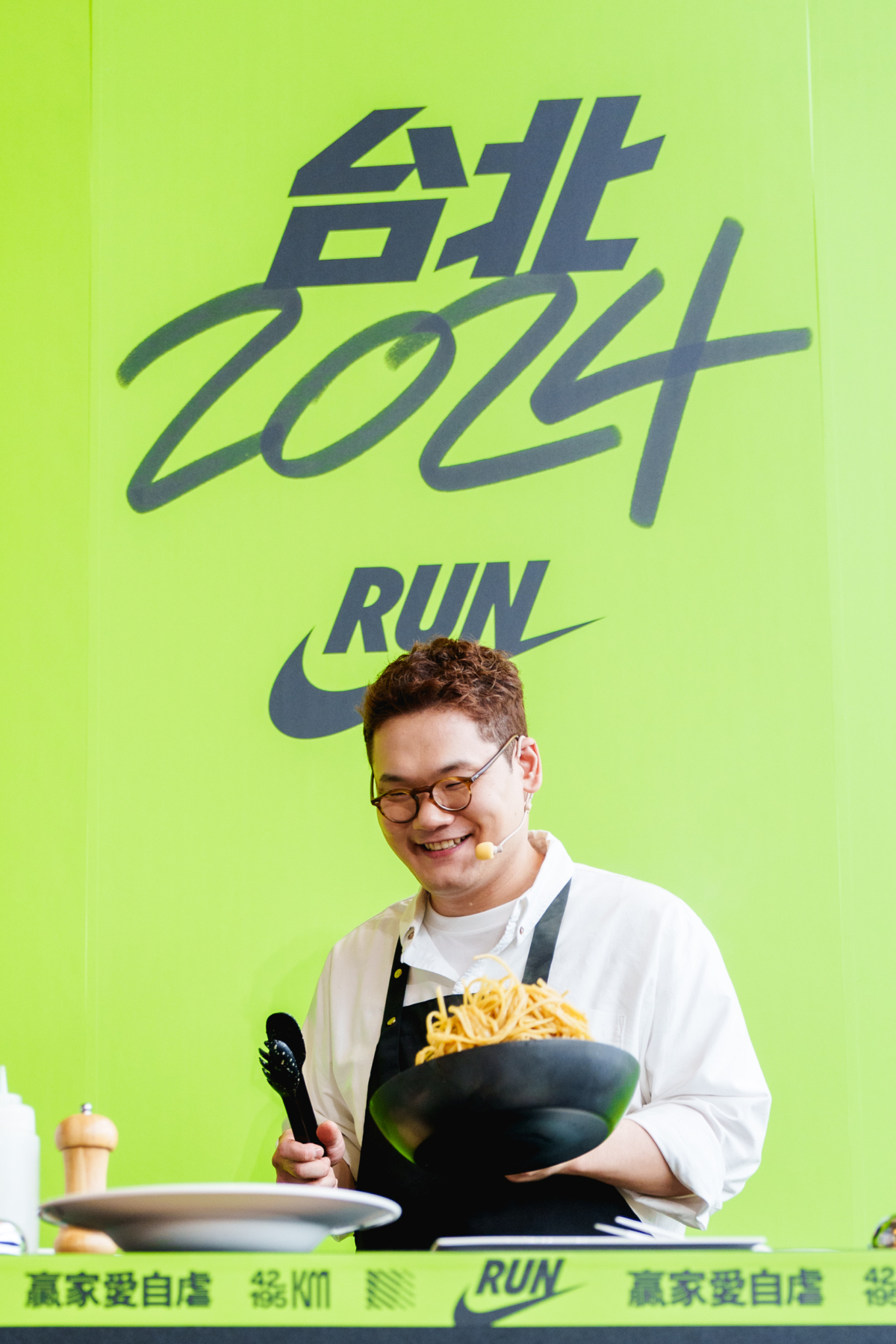 金太星 以獨特的烹飪技巧、活用台灣在地食材並結合運動員的見解與心聲,設計了跑者專屬菜單