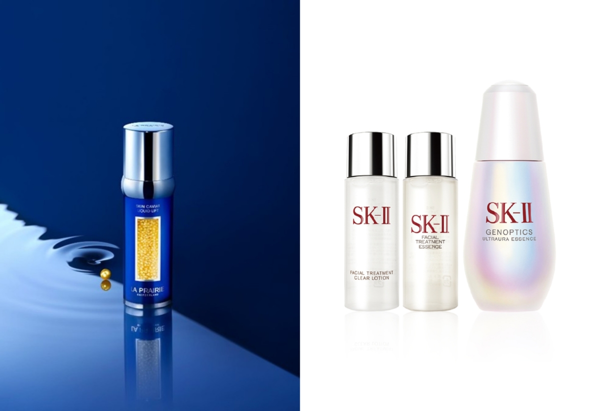 板橋大遠百La Prairie全新上市魚子美顏反重力精華50ml,推薦價26,000元/遠百嘉義SK-II煥亮經典特惠組。