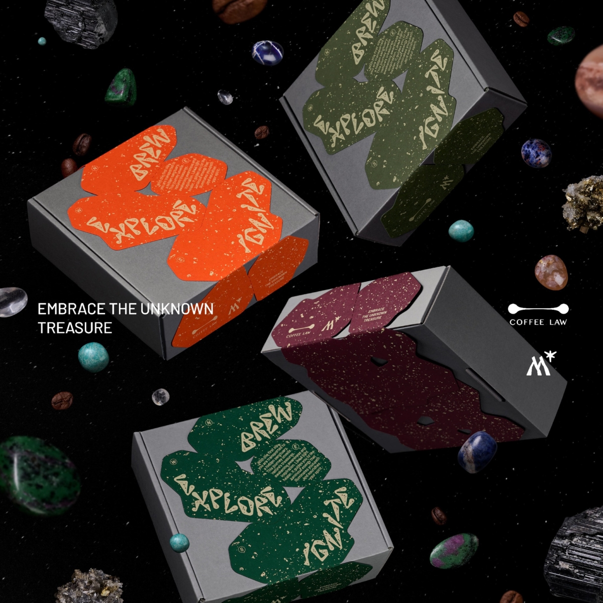 COFFEE LAW｜ COFFEE LAW x Mountopia 咖啡x礦石驚喜節日盲盒