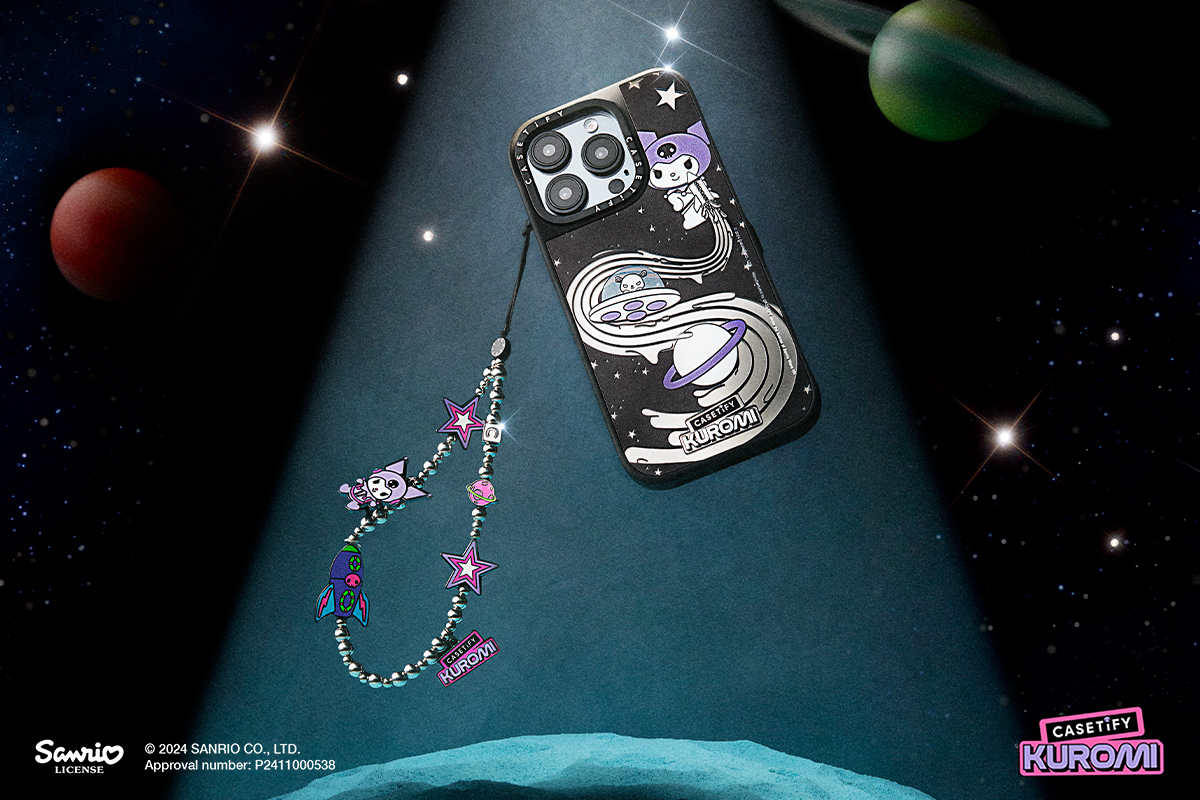 「Kuromi 手機吊飾」可將 Kuromi 的可愛魅力隨身攜帶