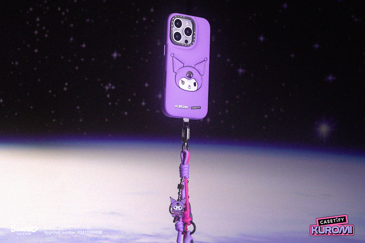 「Kuromi AirTag 掛環鑰匙圈」既是輕鬆找回重要物品的好幫手，也是展現個人風格的可愛小物