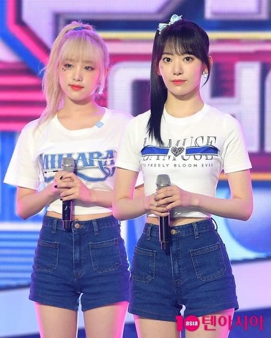 崔叡娜與小櫻花IZ*ONE時期