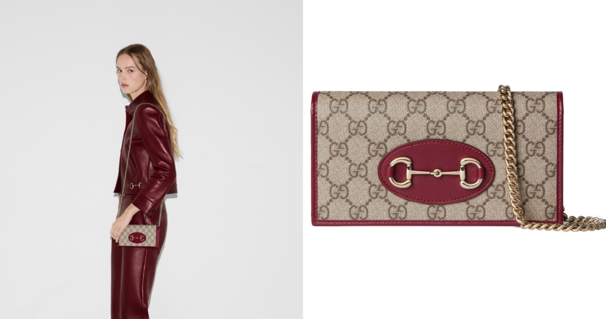 GUCCI Horsebit 1955 鏈帶錢包，NT$36,000