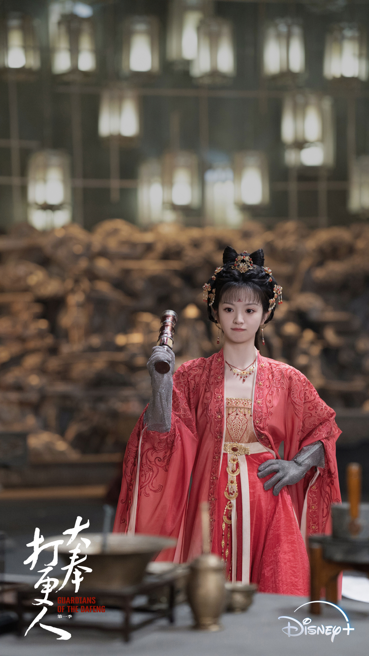 擁有水亮大眼的甜妹女神田曦薇在演出《大奉打更人》女主角-大奉二公主「臨安」。