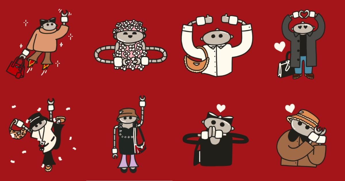 全新 PRADA LINE 機器人貼圖