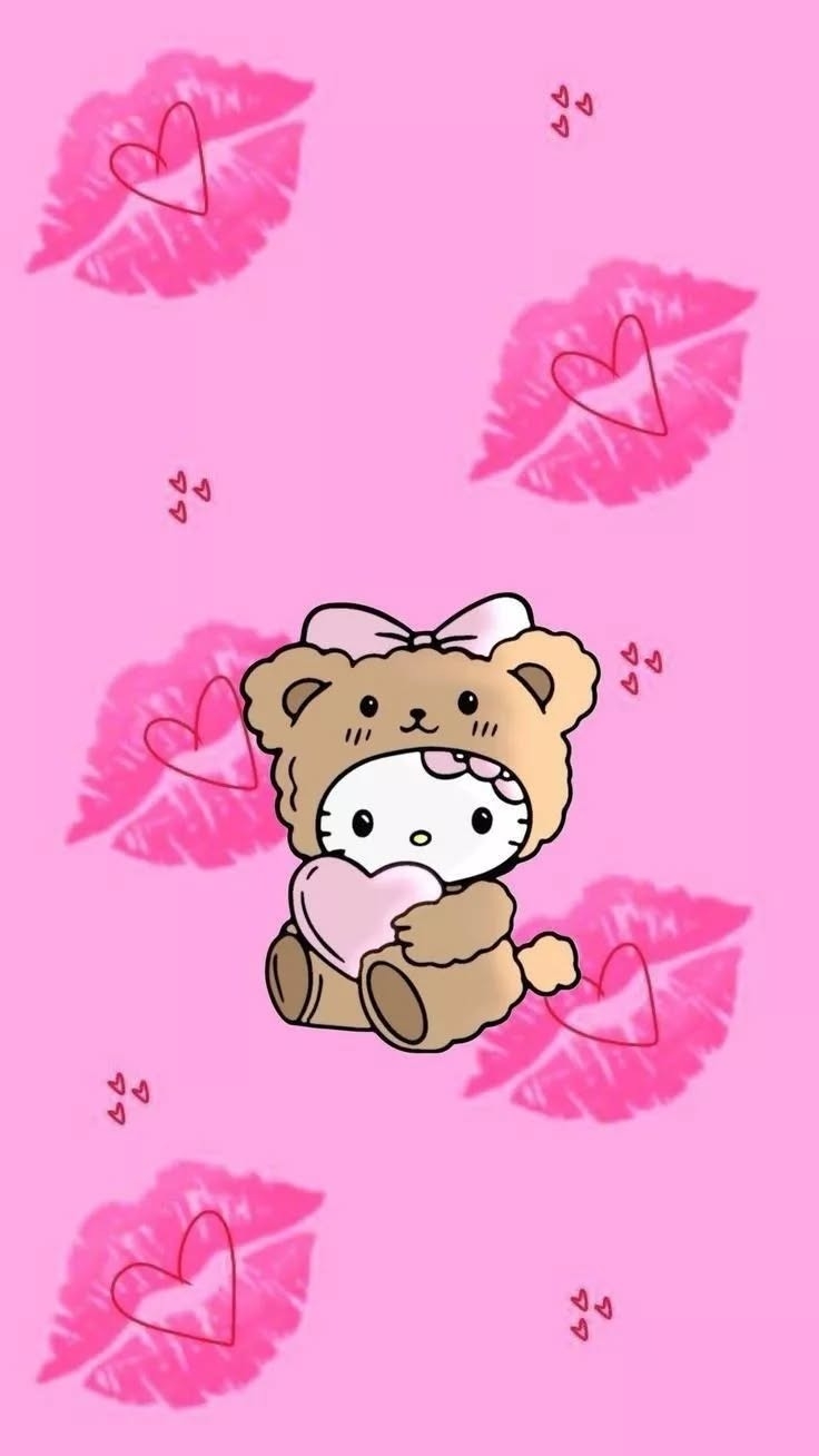 Hello Kitty冬季手機桌布