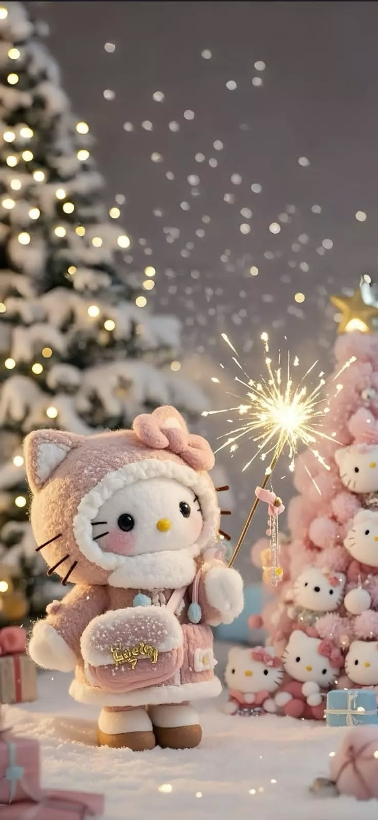  Hello Kitty超萌造型手機桌布