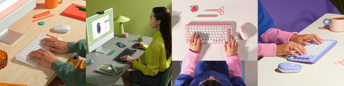 Logitech POP ICON KEYS 推出四款繽紛配色，打造潮流與舒適兼具的桌面美學，售價 1990 元。