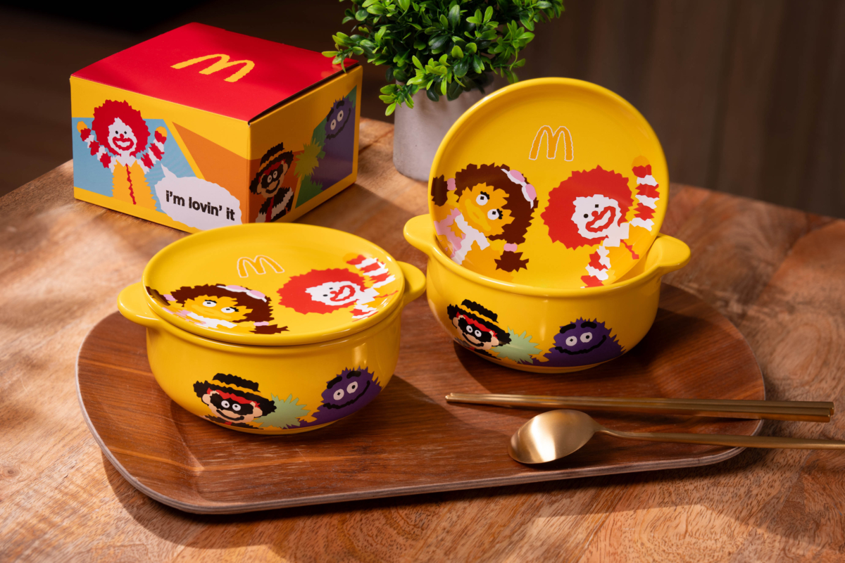  麥當勞叔叔與好朋友們「抖陣一起陶瓷碗盤組」12月12日11:00開賣