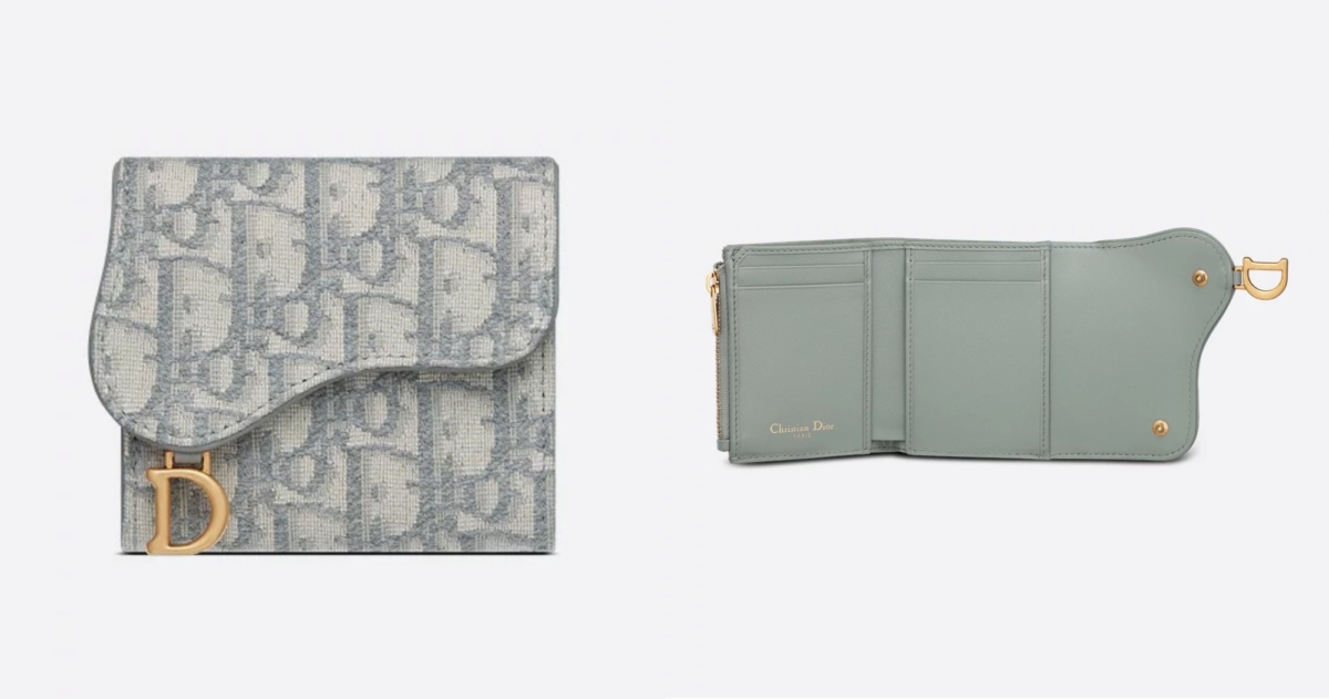 Dior Saddle Lotus 錢包，NT$21,000