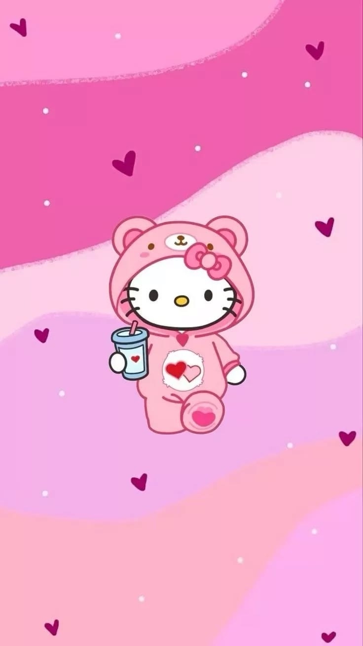 Hello Kitty冬季手機桌布