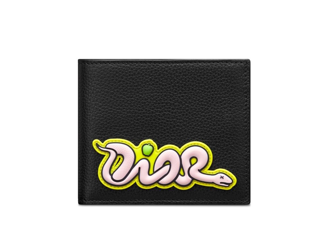 Dior x Kaws黑色皮夾，NT$17,000
