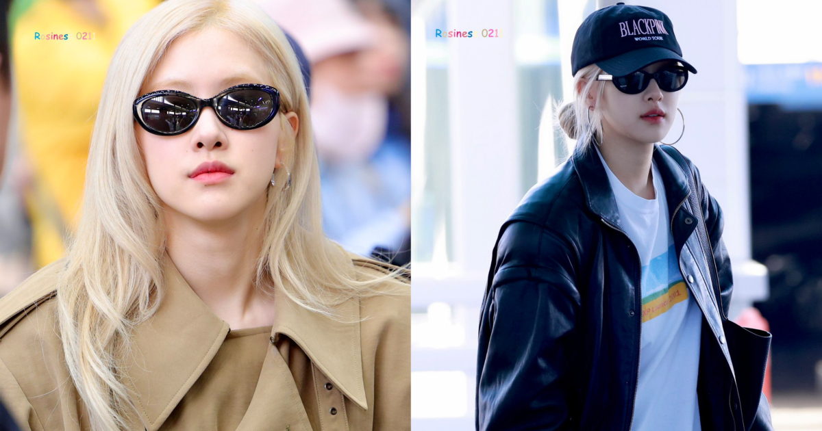 Rosé機場私服造型