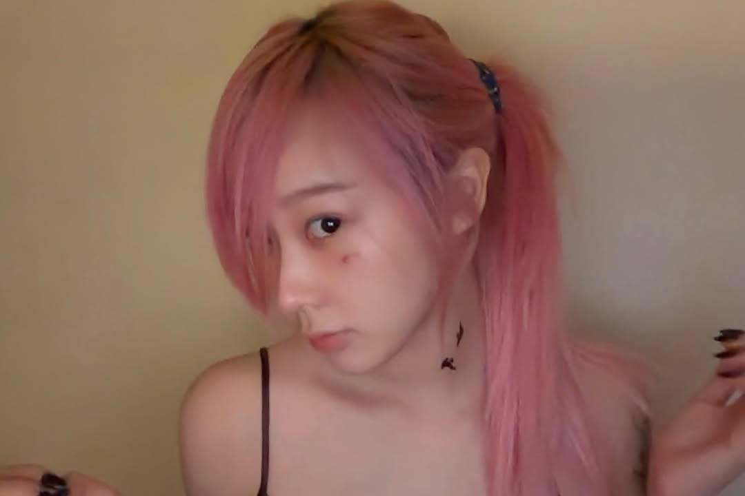 aespa Giselle染粉紅髮色