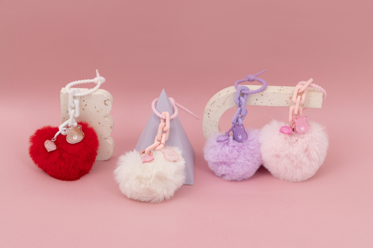 Care Bears-砰然心動系列 毛毛球小熊鑰匙圈盲盒,NT$350