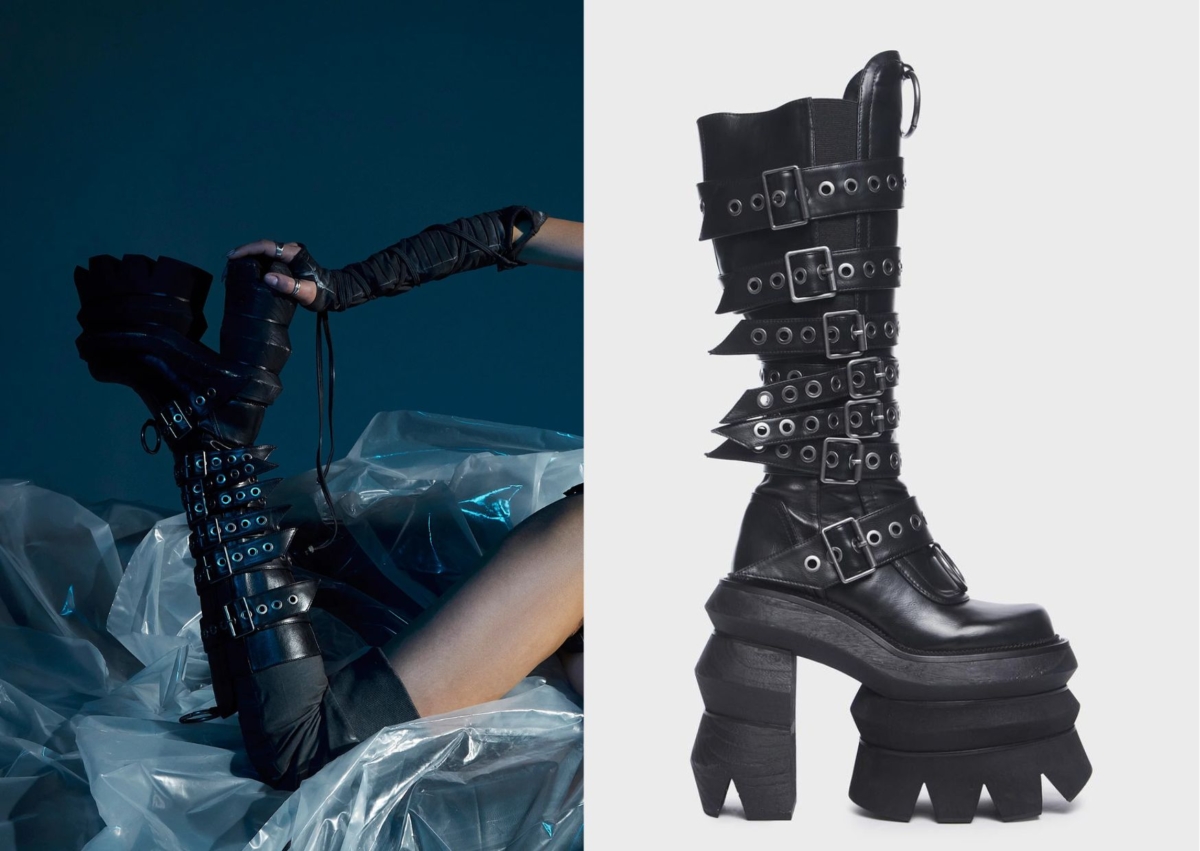 DollsKill NEVER A SELLOUT PLATFORM BOOTS，NT$ 5,539
