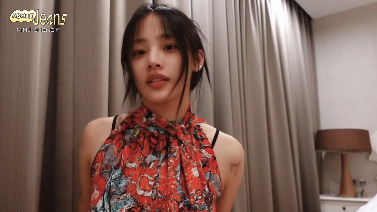 NewJeans Minji小型紋身貼紙