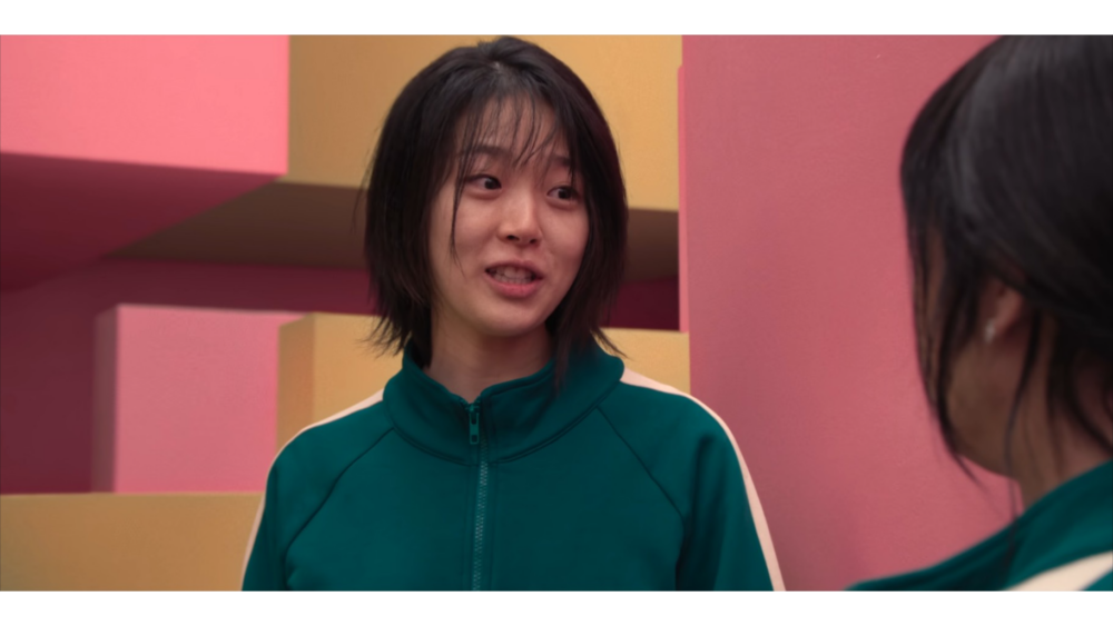 金施恩在劇中飾演95號玩家「金英美」