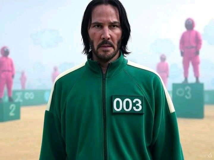 如果基努李維參加《魷魚遊戲2》