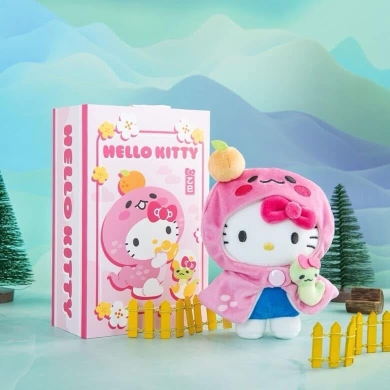 三麗鷗蛇年Hello Kitty絨毛娃娃