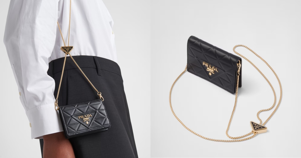 Prada 皮革萬用包，NT$39,500