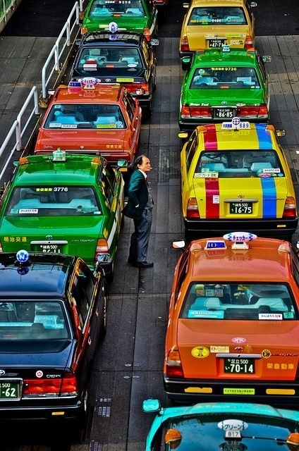 日本計程車顏色/種類區分