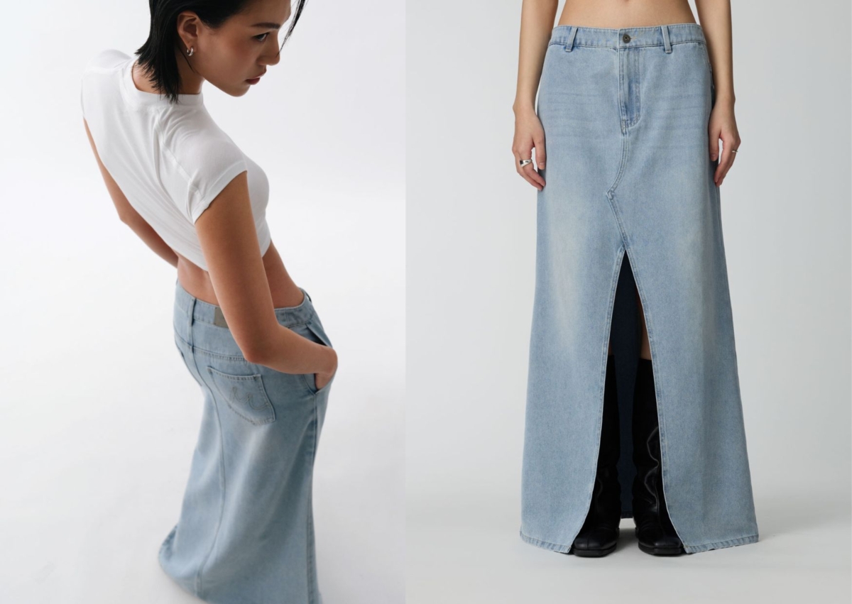 Doe:Molly 中低腰開衩丹寧裙(S/S+/M/M+), NT$2,580