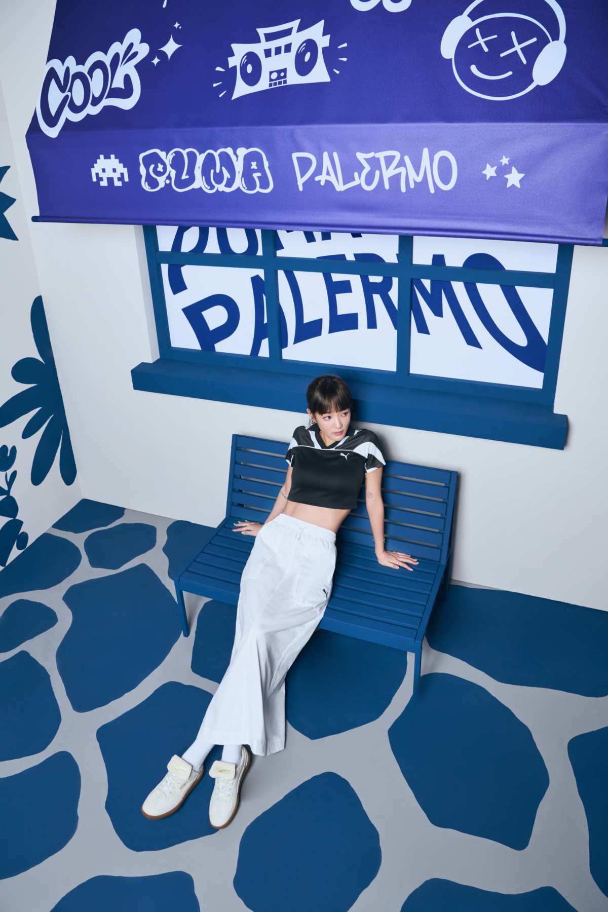 王淨穿搭PUMA Palermo Premium