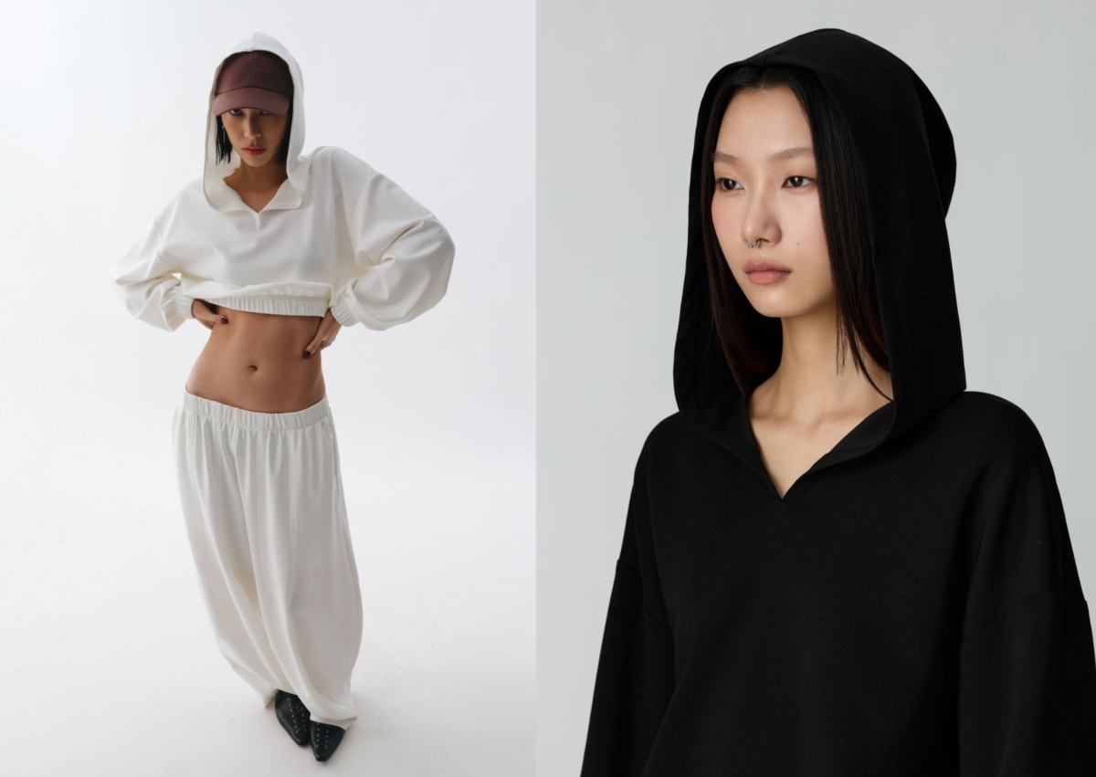 Doe:Molly 大 V 領連帽短衛衣 (S/M),NT$2,280