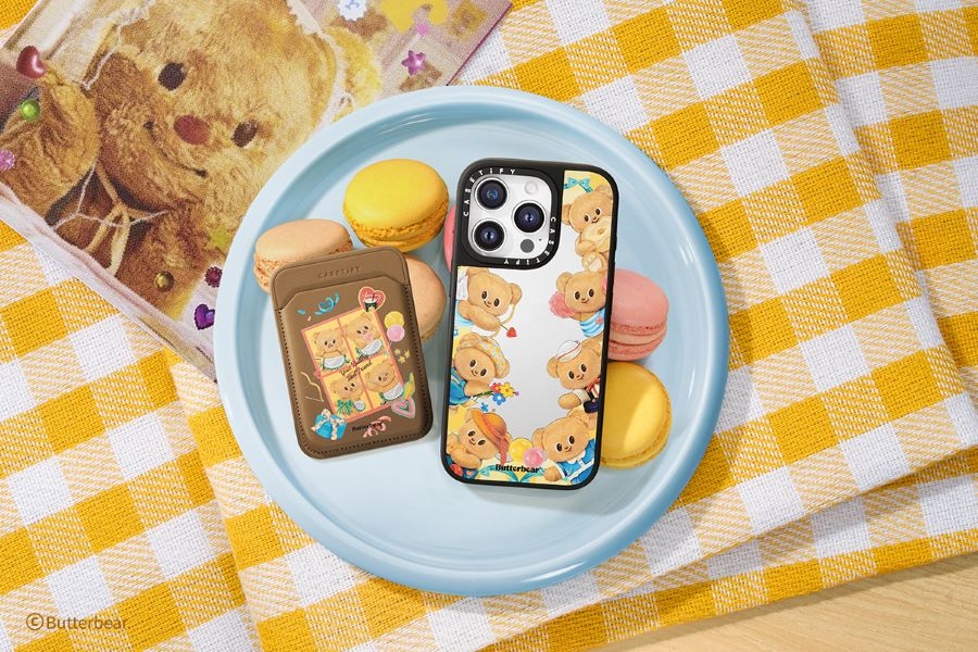 CASETiFY 聯名以奶油小熊最喜愛的春日烘培與甜點為靈感