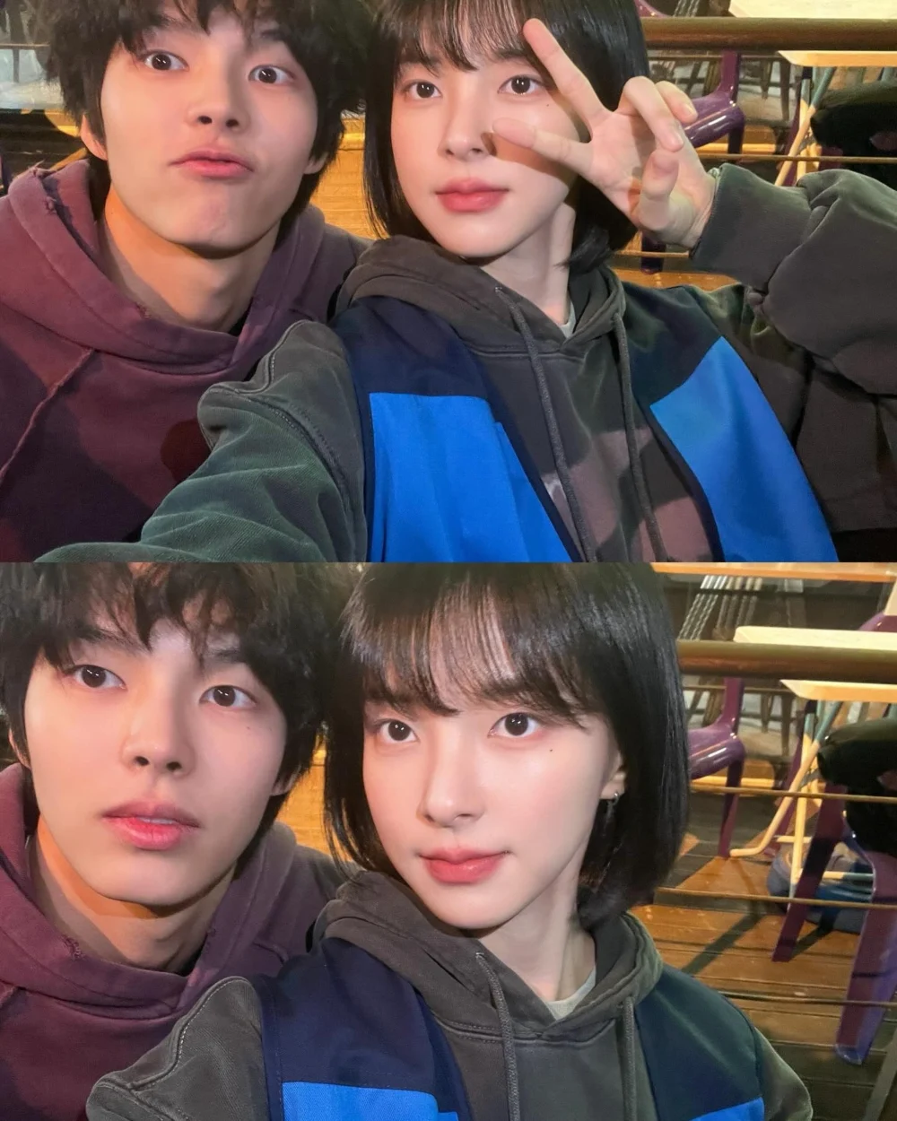 申帥賢和朴允浩在《流氓讀書會》裡飾演一對雙胞胎