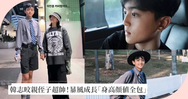 韓志旼親侄子長大超級帥！暴風成長10年後「身高顏值全包」網敲碗：可以出道了！
