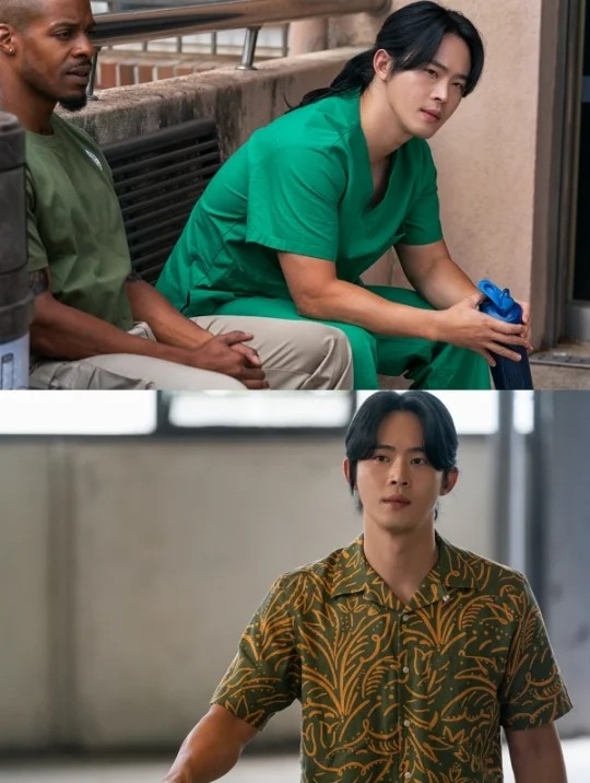 《外傷重症中心》「朴敬遠」長髮造型意外地帥氣。