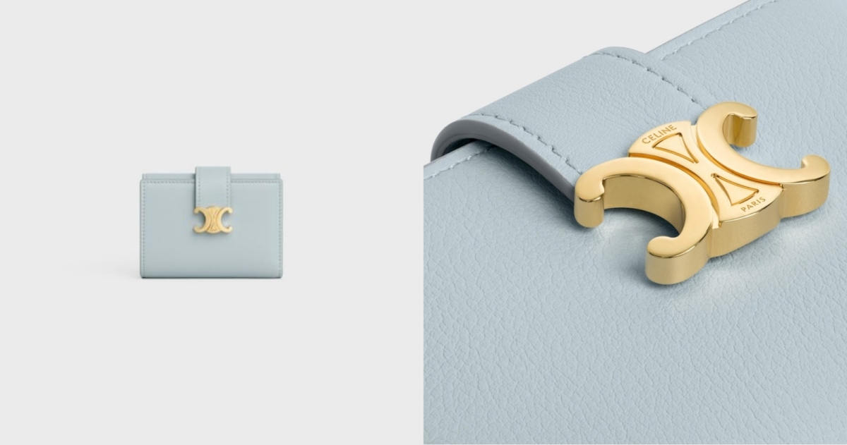 CELINE FINE WALLET CELINE VICTOIRE IN SUPPLE CALFSKIN， NT$24,500