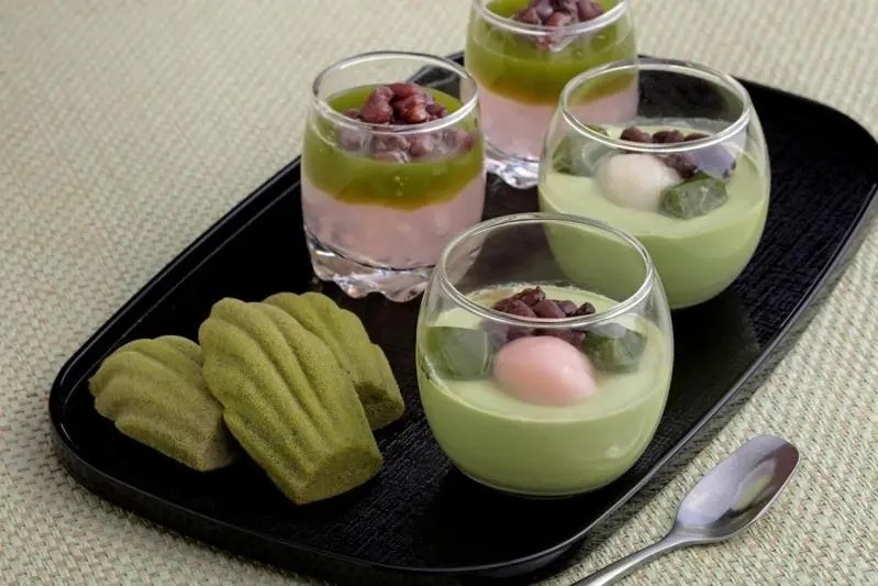 抹茶風味甜點令人難以抗拒。