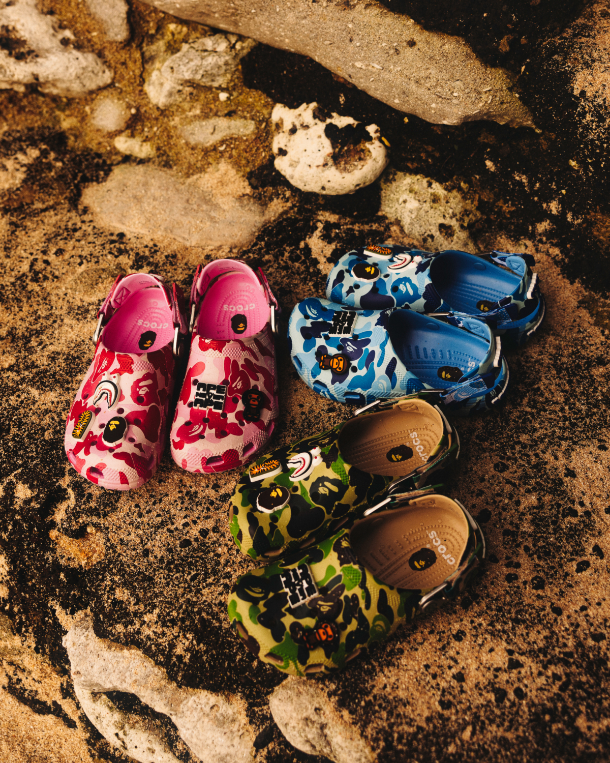A BATHING APE®︎ × Crocs 聯名系列