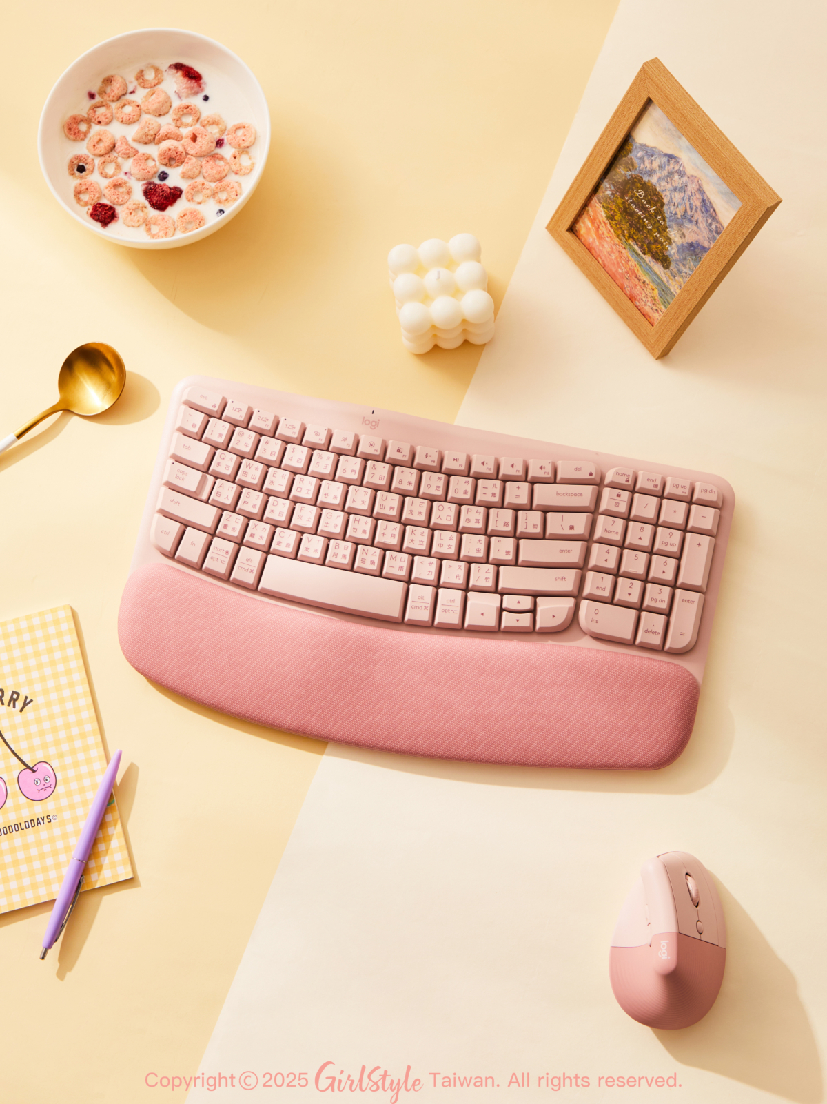 Logitech Wave Keys鍵盤 + LIFT滑鼠