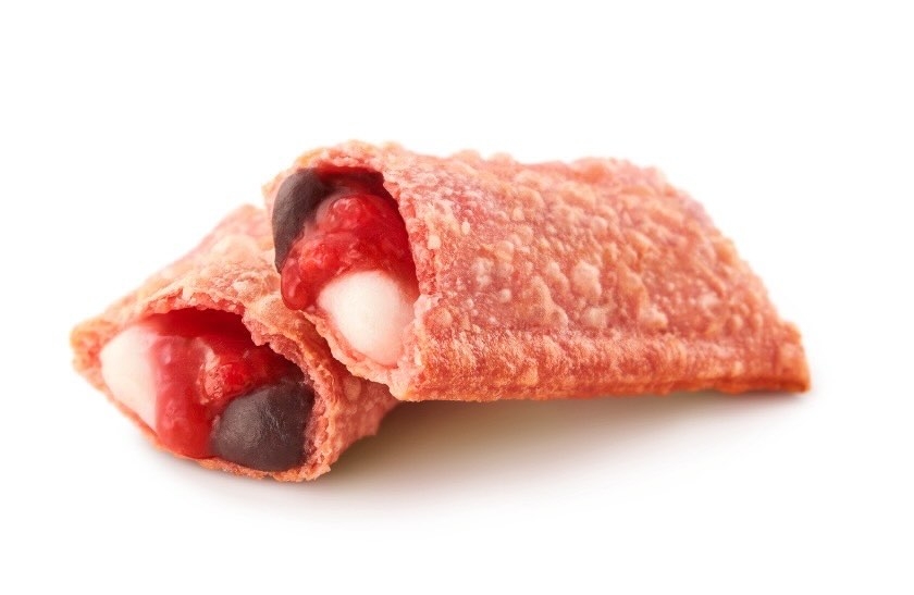 日本麥當勞「紅豆麻糬草莓大福派」限定開賣。