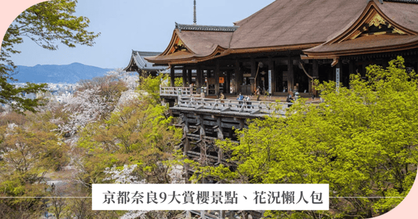 【2026京都奈良櫻花】9大賞櫻景點推薦：嵐山、清水寺、醍醐寺交通、門票、花況懶人包