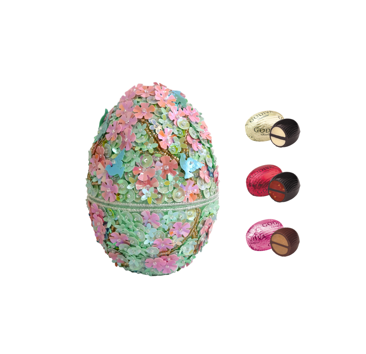 GODIVA春季復活蛋形巧克力禮盒12顆裝