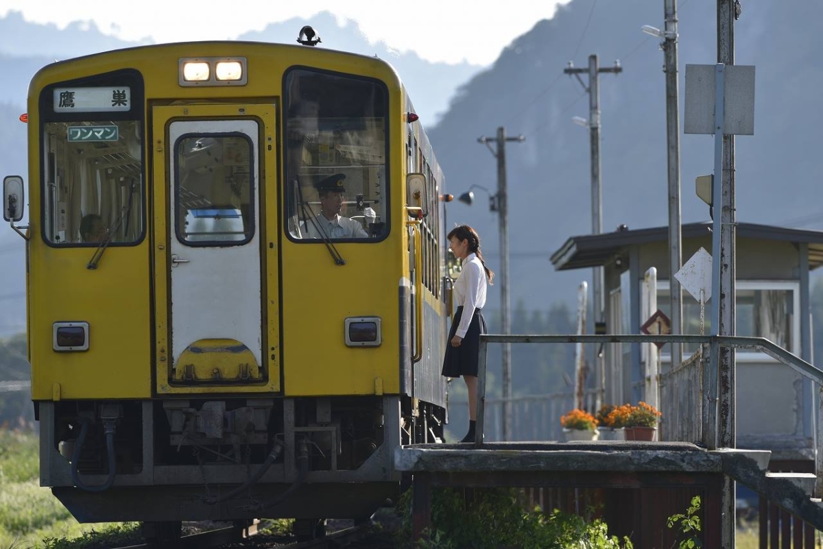 日本秋田美人線_前田南站 動畫車站原型