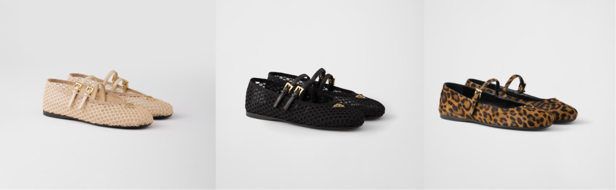 Prada 芭蕾舞平底鞋，價格店洽