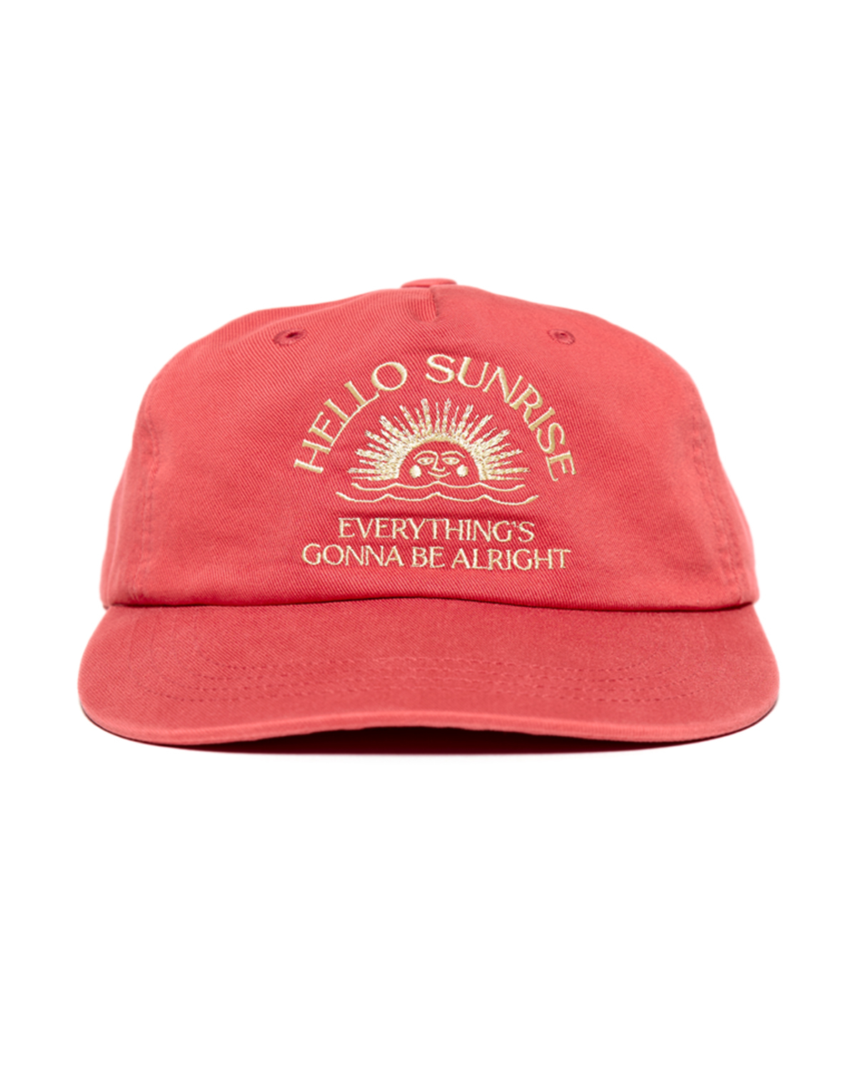 Hello Sunrise水洗刺繡帽款，NT$1,580