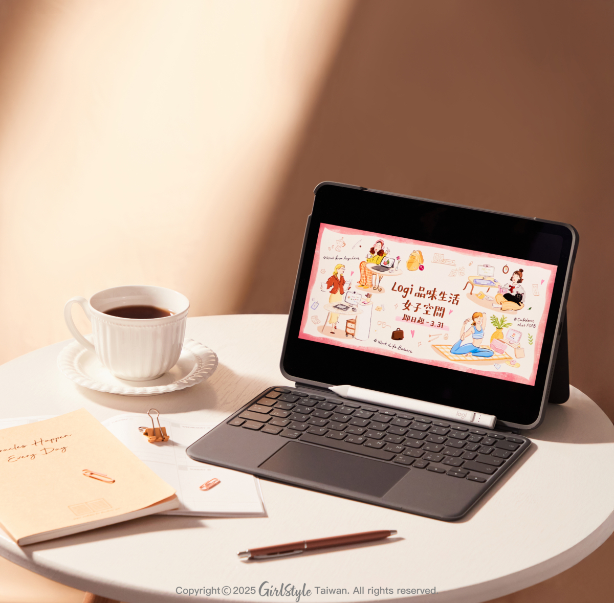 Logitech Combo Touch + MX Anywhere 3S+ Crayon