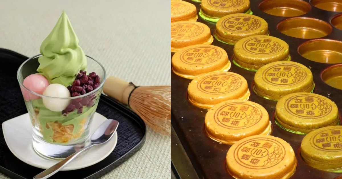 「宇治抹茶霜淇淋」、「爆漿抹茶大判燒」都是人氣品項。