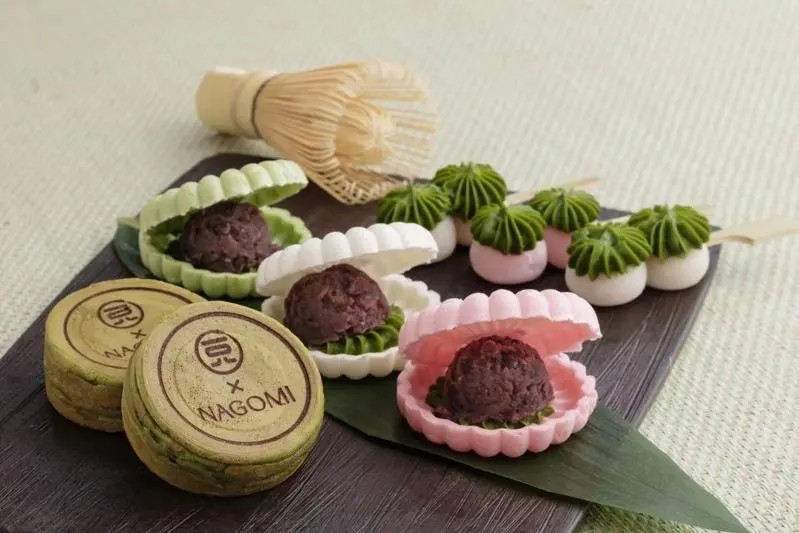 佔據C位「金時最中餅」精緻到令人捨不得吃。