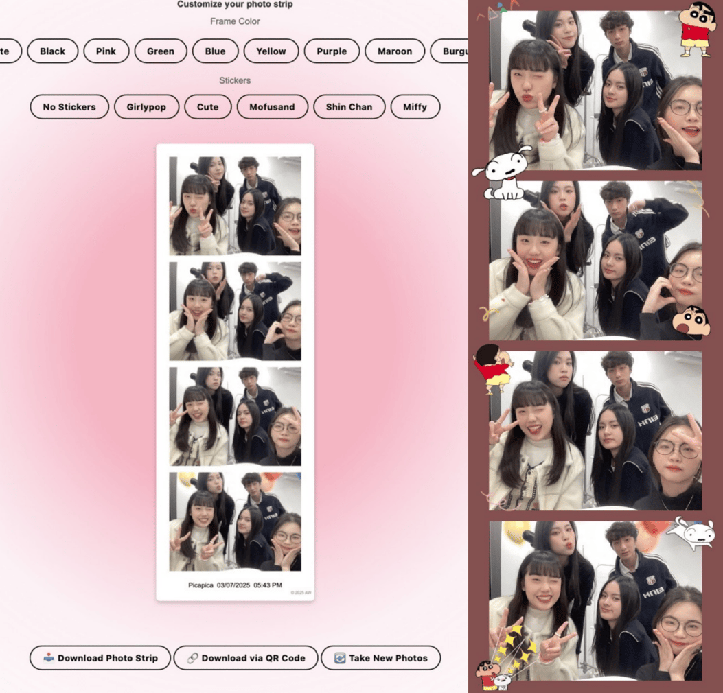 4款人格四格拍貼網站推薦！在家免費跟aespa、TXT偶像合照