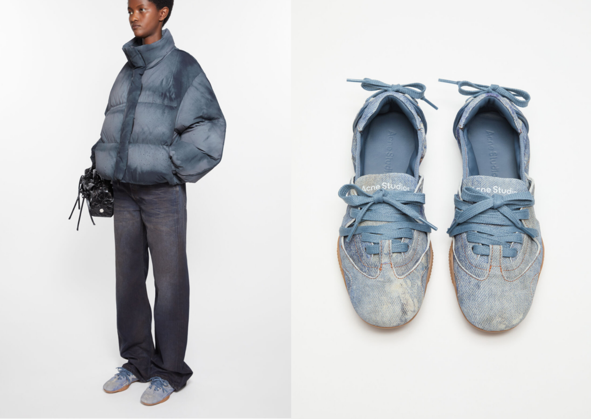 Acne Studios 水洗丹寧芭蕾運動鞋,NT$ 18,500