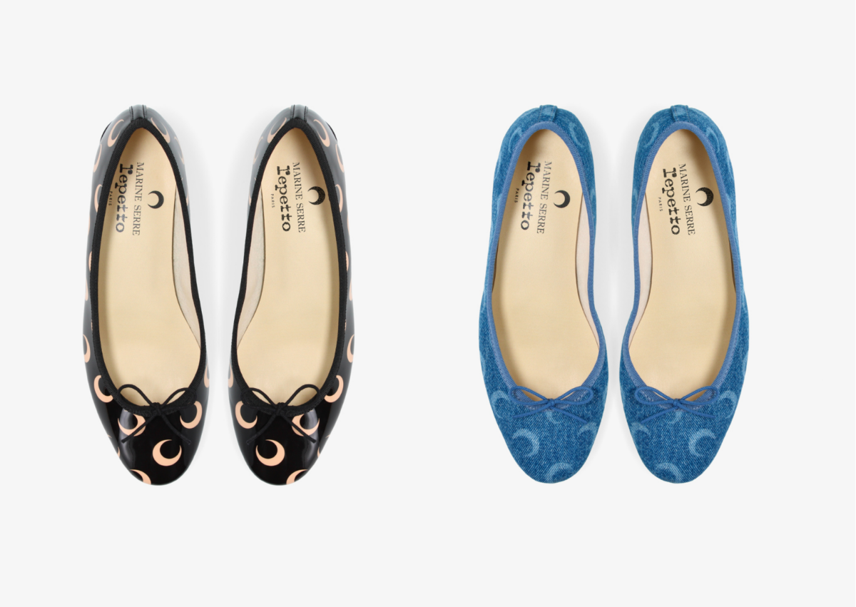 Repetto x Marine Serre Camille 芭蕾舞鞋，NT$ 16,800